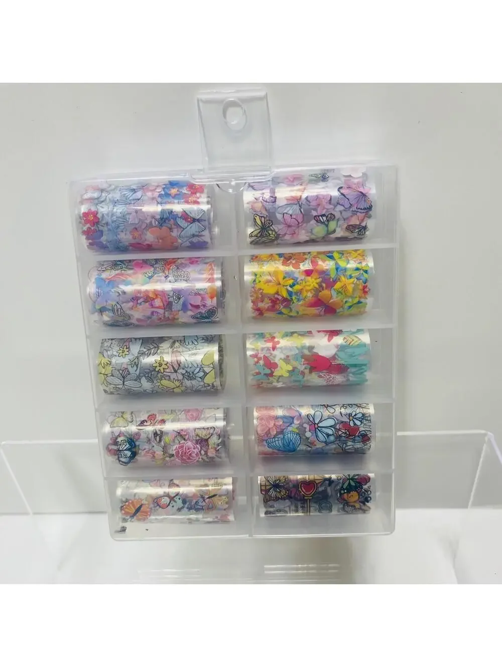 10 Rolls Nail Transfers Deco Art For Nails in Case Brand New